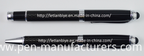Metal Carbon Fiber Stylus Pen for Advertising (LT-Y123)